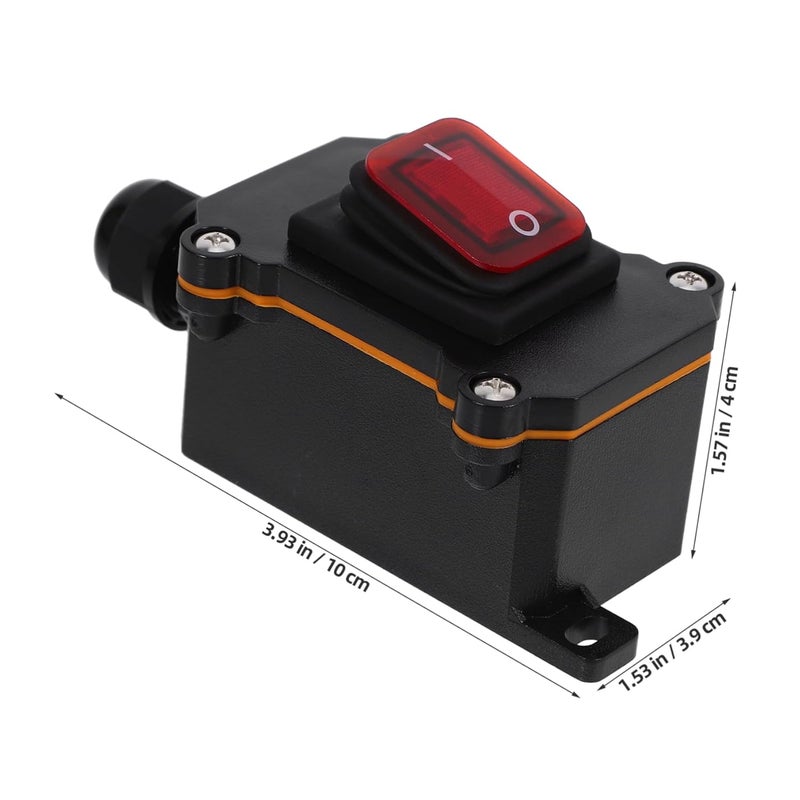 ABOOFAN Waterproof Switch Wire Toggle Electrical Outlet 2 Position Inline Cord - Image 2