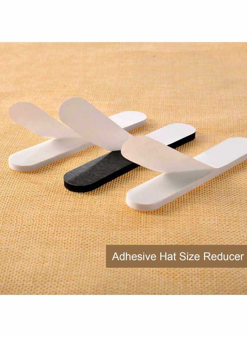 KASTWAVE Hat Size Reducer, 20Pcs Foam Reducing Tape for Hats Caps Sweatband Men and Women, Black, White - Image 3