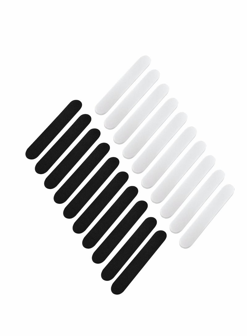 KASTWAVE Hat Size Reducer, 20Pcs Foam Reducing Tape for Hats Caps Sweatband Men and Women, Black, White - Image 1