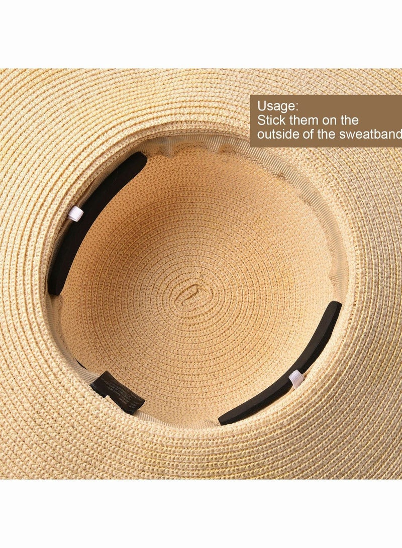 KASTWAVE Hat Size Reducer, 20Pcs Foam Reducing Tape for Hats Caps Sweatband Men and Women, Black, White - Image 2