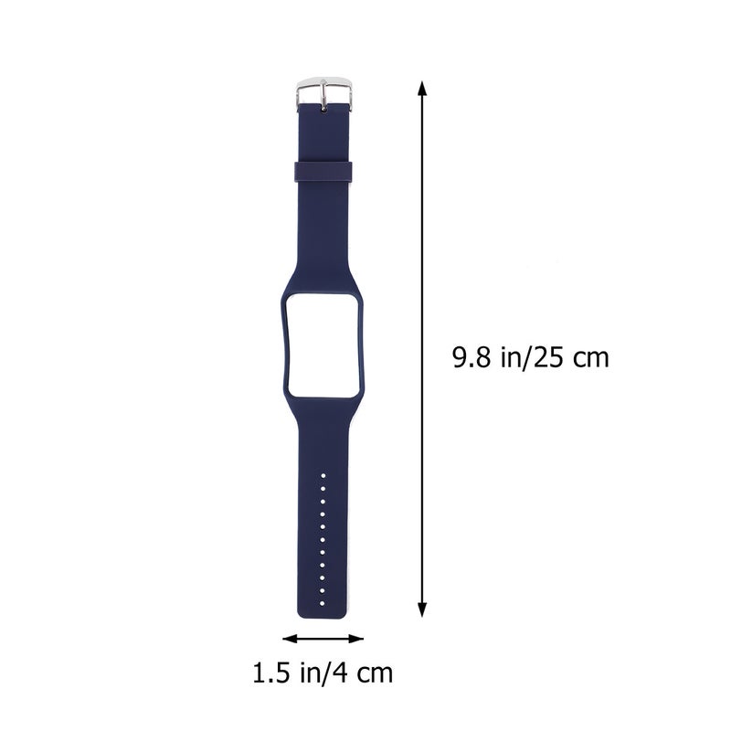 Navy Smart Watch Wrist Band Soft TPE Watch Strap Compatible for Samsung Smart Watch - Image 2