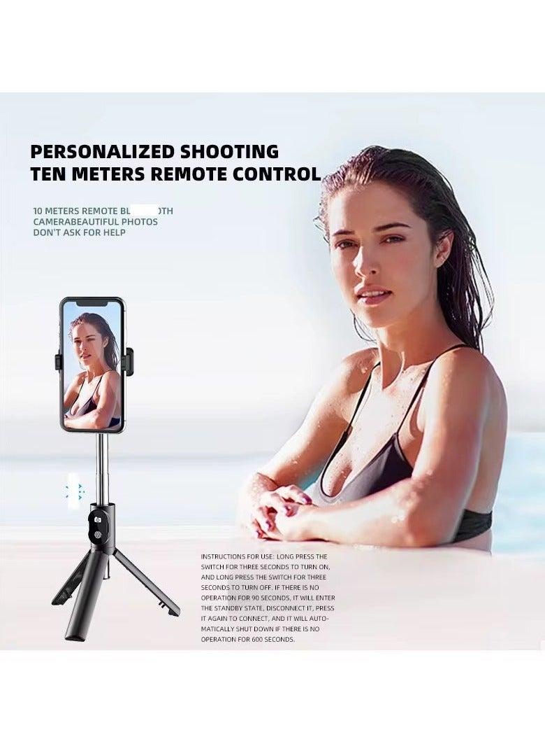 3-in-1 Selfie Stick & Tripod with Wireless Bluetooth Remote – Extendable Phone Holder for iPhone, Samsung Galaxy, LG & More - Image 2