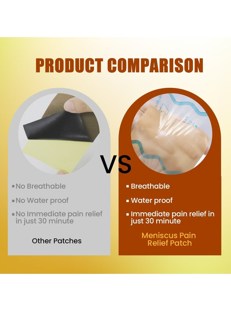 Sumifun 4 PCS sumifun meniscus pain relief patch - pain relief Relieve pain in the neck, shoulders, back, hips, joints, muscles, knees and feet Muscle pain relief patch - Image 3