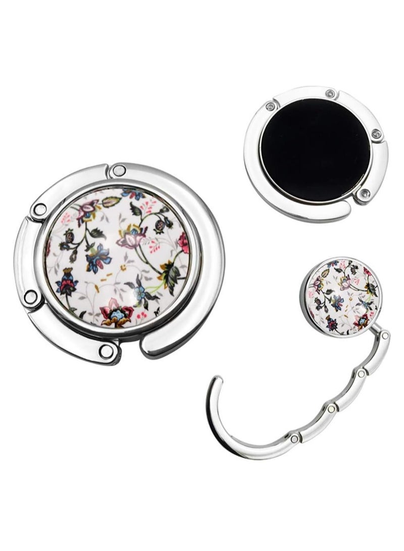 SYOSI Folding Bag Handbag Purse Metal Rhinestone Hook Hanger Holder - Image 3