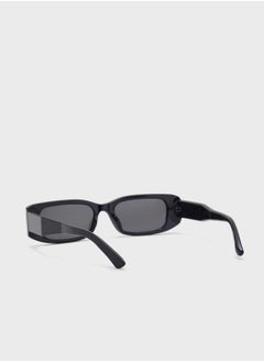 Ginger Chunky Arm Rectangular Len Sunglasses  - Image 2