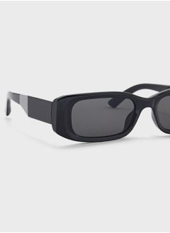 Ginger Chunky Arm Rectangular Len Sunglasses  - Image 3
