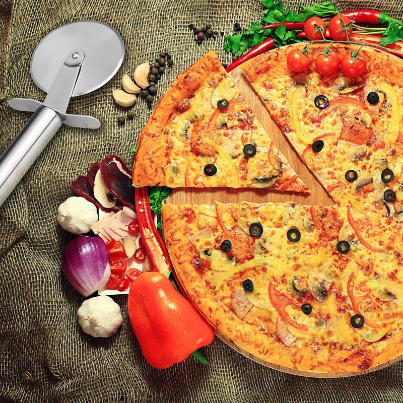 Easy Chef Multi Functional Stainless Steel Pizza CutterPastry CutterSandwich Cutter 1 Piece - Image 2