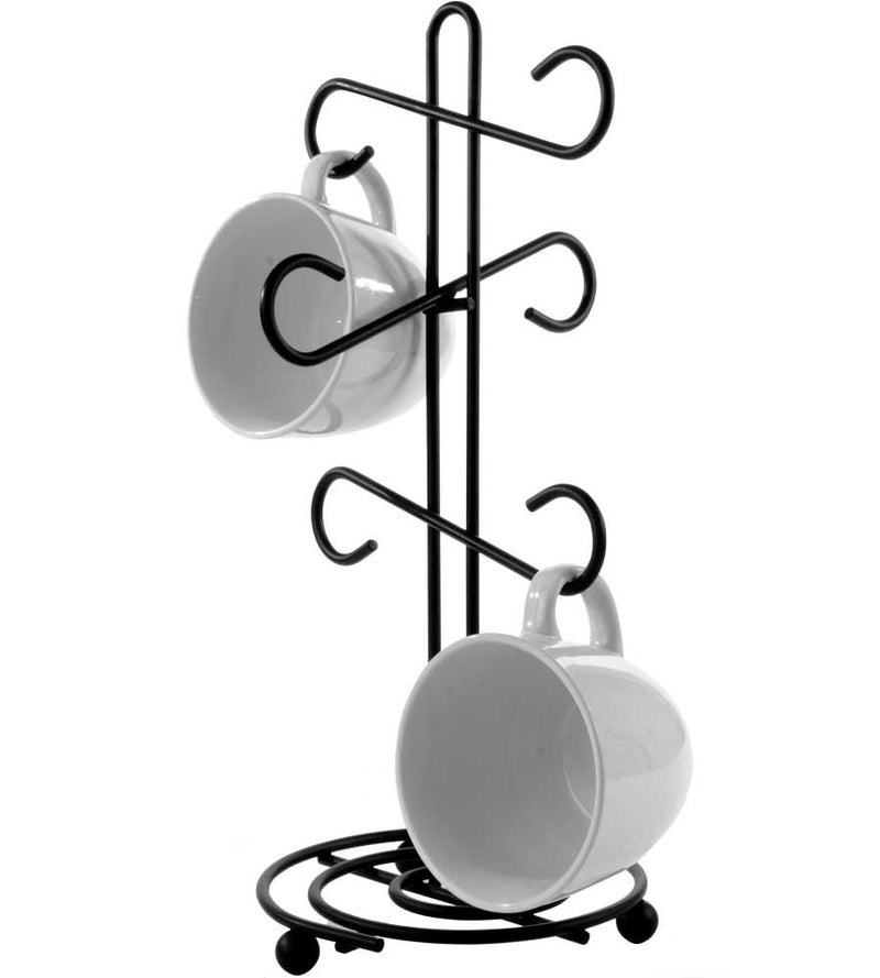 Spectrum Diversified Scroll Mug Holder, Black - Image 2