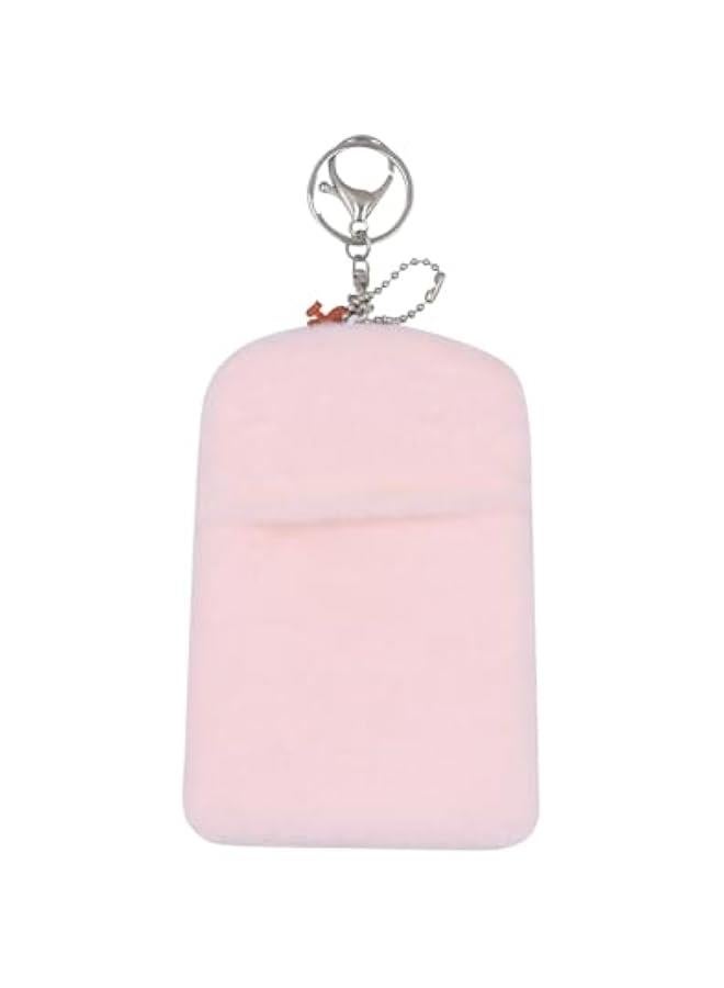 Generic Plush Card Holder Fluffy Photocard Holder Bus Card Sleeve ID Bank Credit Card Holder Protector Stationery,Pink4# - Image 2