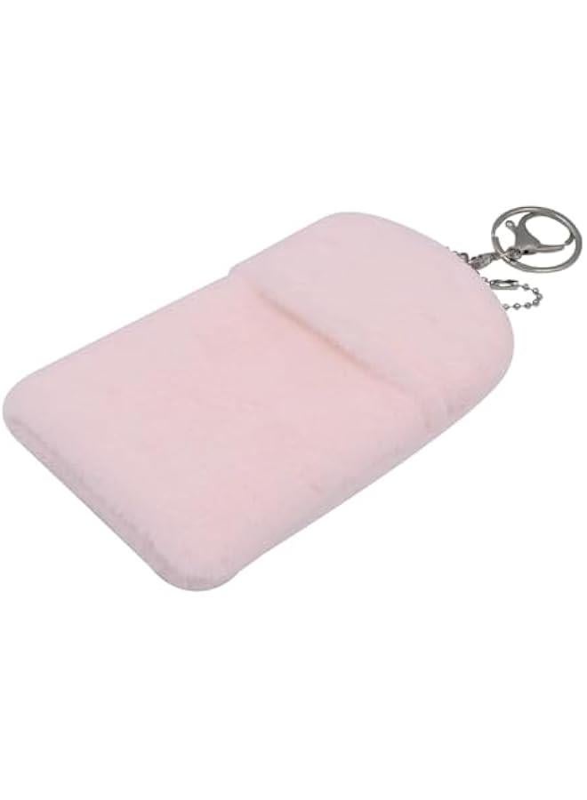 Generic Plush Card Holder Fluffy Photocard Holder Bus Card Sleeve ID Bank Credit Card Holder Protector Stationery,Pink4# - Image 5
