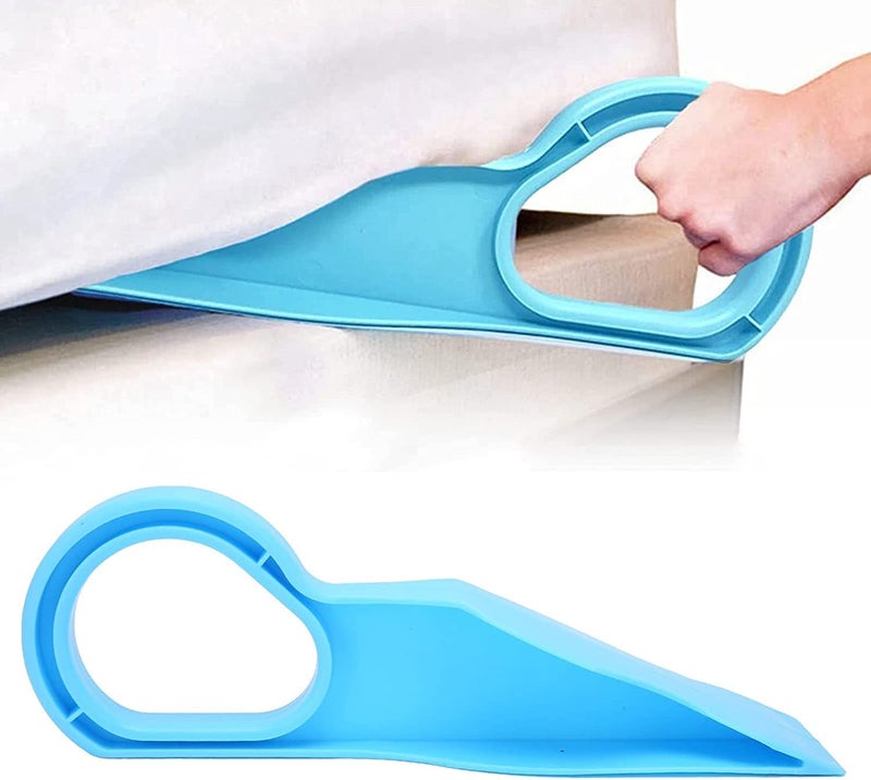 SKDBPM KDR Bed Sheet Tucker Tool Mattress Lifter Tool 2 in 1 Bedsheet Tucker Tool Bedsheet Mattress Lifter Stand Bed Lifter Helps Lift and Hold Mattress Wedge Elevator Tool Bed Making Tool Bed Tucker Tool - Image 1