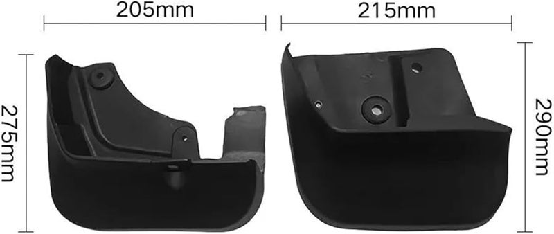 Subaru Forester SH 2009 2013 Front Rear Mud Flaps Splash Guards Set of 4 - Image 3