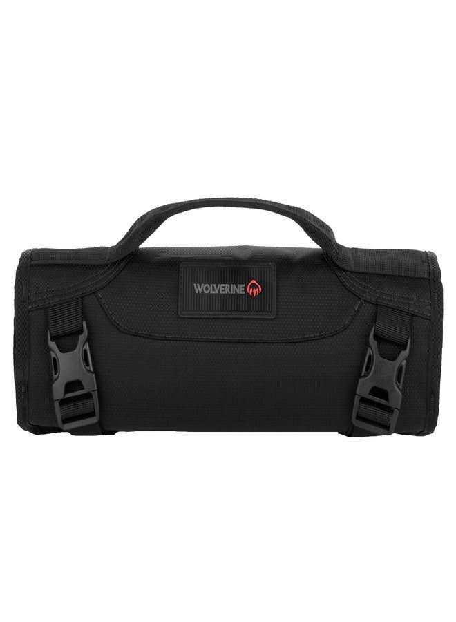 وولفرين حقيبة أدوات وولفرين | حقيبة حمل | بكرة أدوات متعددة الاستخدامات | نايلون متين برؤوس مسامير، أحزمة قابلة للتعديل، وجيوب متعددة الاستخدامات لتنظيم الأدوات أثناء التنقل، بكرة أدوات متعددة الاستخدامات بطول 28 بوصة، 16 جيبًا، لون أسود - Image 2