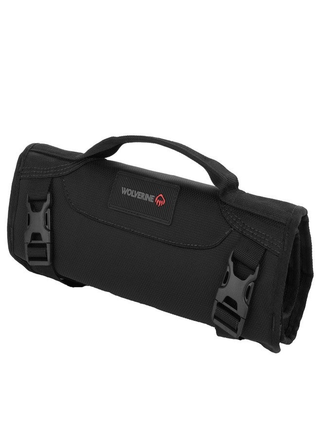 وولفرين حقيبة أدوات وولفرين | حقيبة حمل | بكرة أدوات متعددة الاستخدامات | نايلون متين برؤوس مسامير، أحزمة قابلة للتعديل، وجيوب متعددة الاستخدامات لتنظيم الأدوات أثناء التنقل، بكرة أدوات متعددة الاستخدامات بطول 28 بوصة، 16 جيبًا، لون أسود - Image 1