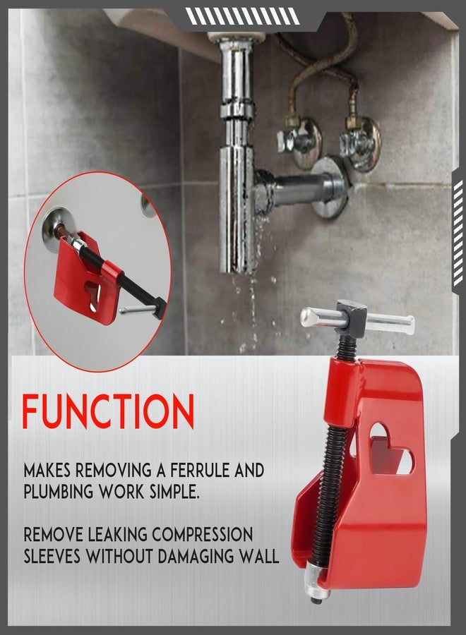 YESHMA Compression Sleeve Puller Tool Remove Ferrule Puller For 1/2” Copper Water Compression Sleeve 1/2-Inch Copper Tubing, Plumbing Tools Compression Ring Removal Tool - Image 5
