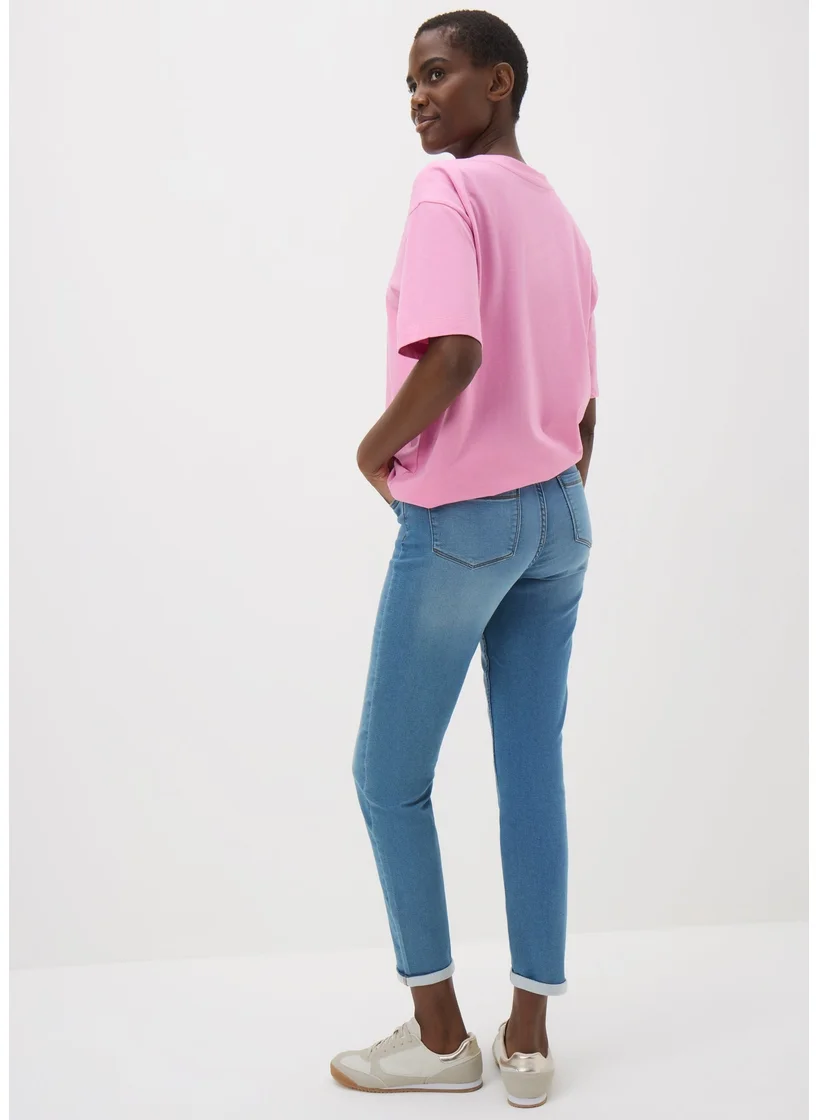 Matalan Lightwash Relaxed Skinny Jeans