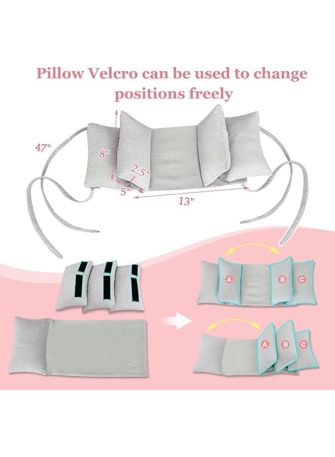 Mistuki Anti Aging Pillow Beauty Anti Wrinkle for Face Sleeping Neck Stabilizer Back Sleep Trainer Post Face Surgery for Women Wrinkle Prevention Pillow Head Support Positioning Neck Upright Training - Image 4