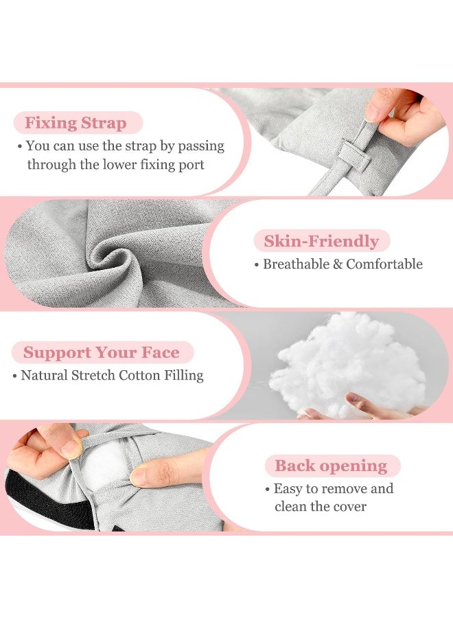 Mistuki Anti Aging Pillow Beauty Anti Wrinkle for Face Sleeping Neck Stabilizer Back Sleep Trainer Post Face Surgery for Women Wrinkle Prevention Pillow Head Support Positioning Neck Upright Training - Image 5