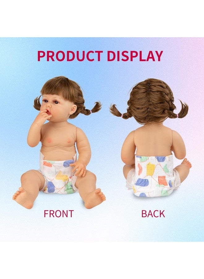 Pedolltree 6 Pcs Reborn Baby Dolls Diapers For 17-22 Inch Newborn Baby Doll Accessories - Image 3