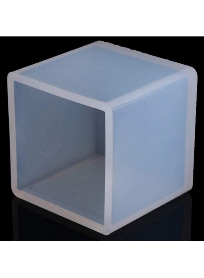 KIRA Box Square Resin Mold Silicone Mould: 5PCS Cube Resin Mould 5 Differet Sizes Art DIY Jewelry Keychain Making Kit Candle Box Decorative Craft Epoxy Casting Mould Set-(3) - Image 4
