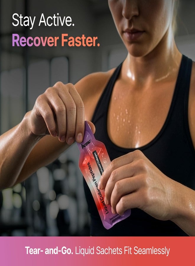 BeMe Liquid Collagen Peptides - Tendon & Ligament Supplements for Injury Prevention & Tissue Repair. Liquid Shots with TENDOFORTE for Active Recovery, Gym Performance Athletes - 15 Grapefruit Sachets - Image 4