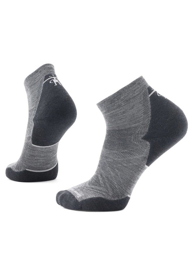 SmartWool Mens Run Targeted Cushion Ankle Socks Medium Gray X-Large - Image 1