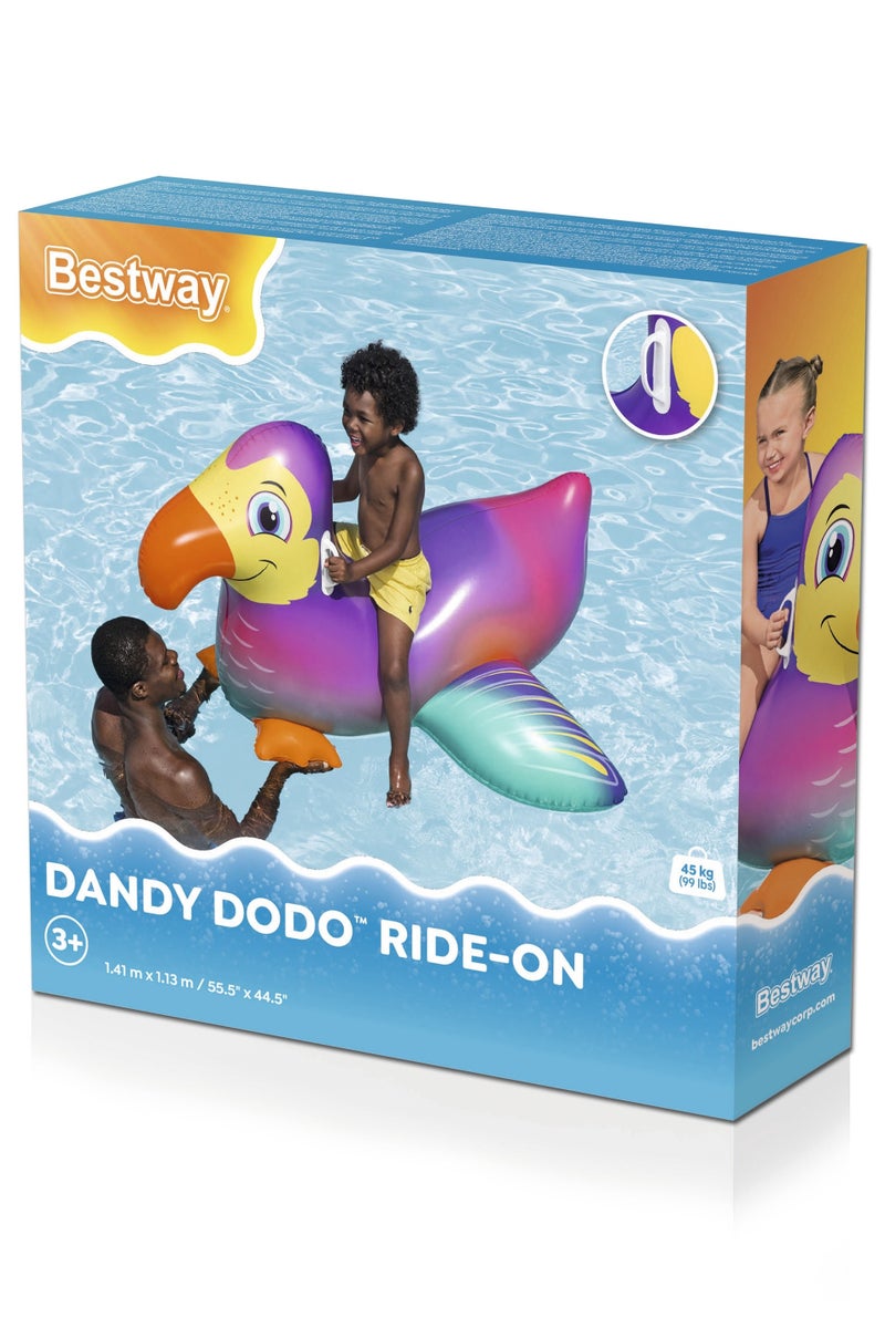 Bestway Rider Dandy Dodo Ride-on 141x113cm | Inflatable Ride-on | Pool Float | Summer Water Toy | Pool & Beach Toy - Image 1
