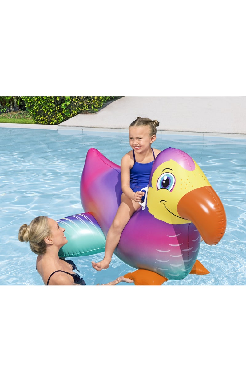 Bestway Rider Dandy Dodo Ride-on 141x113cm | Inflatable Ride-on | Pool Float | Summer Water Toy | Pool & Beach Toy - Image 2