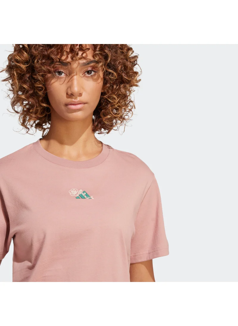 Adidas Lounge Mini Graphic T-Shirt