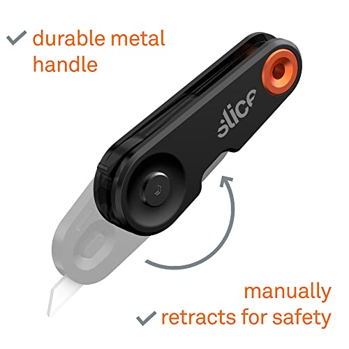 Slice Everyday Carry (EDC) Folding Knife | Heavy Duty Utility Knife | Modern Pocket Knife | Safe Ceramic Blade Lasting 11x Longer Than Metal | Compact and Convenient Box Cutter | 1 Pack - Image 2