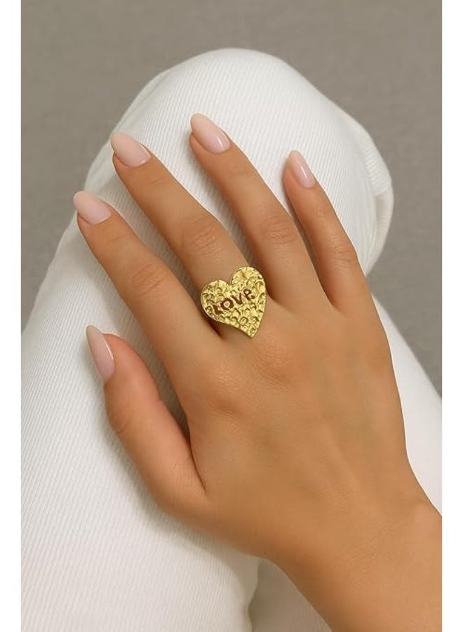 Love Love feminine ring, attractive hand touch, code 0108 - Image 1