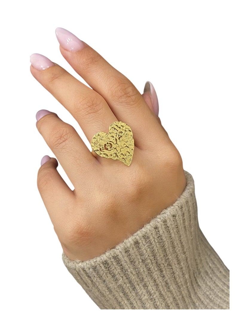 Love Love feminine ring, attractive hand touch, code 0108 - Image 2