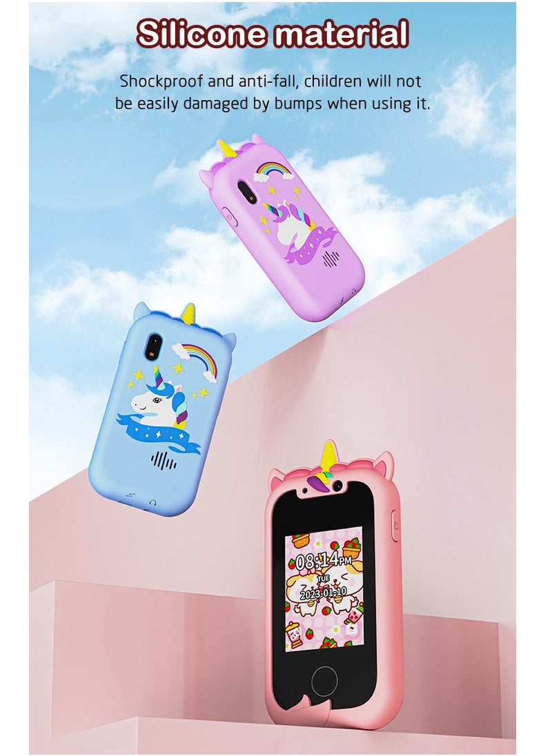 Kids Smart Phone Gifts Toys for Girls Boys aged 3-8, Toddler Learning Toys with Unicorn Educational Games,  with 8G SD Card - pzsku/Z37F046C0BF555BC7CCFEZ/45/_/1704453316/d8268134-02f8-460f-bbb0-9a96077ea39e