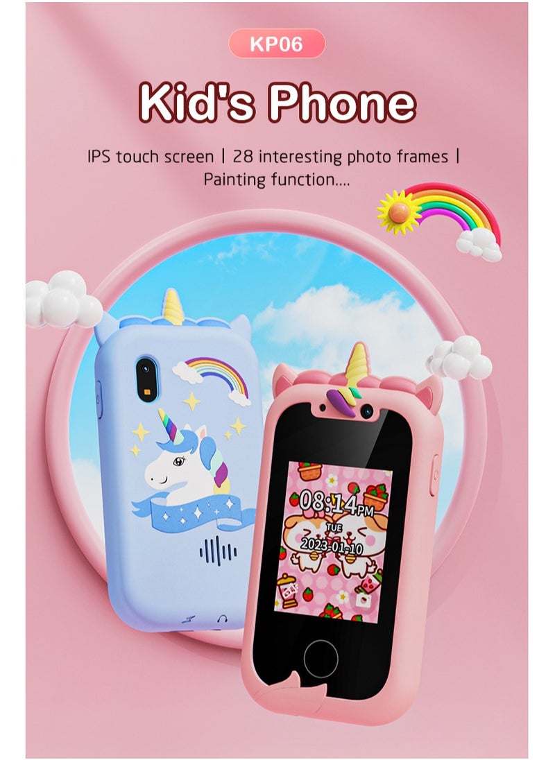 Kids Smart Phone Gifts Toys for Girls Boys aged 3-8, Toddler Learning Toys with Unicorn Educational Games,  with 8G SD Card - pzsku/Z37F046C0BF555BC7CCFEZ/45/_/1704453318/6925df7b-1b78-45ac-b44e-1c23db39ccf9