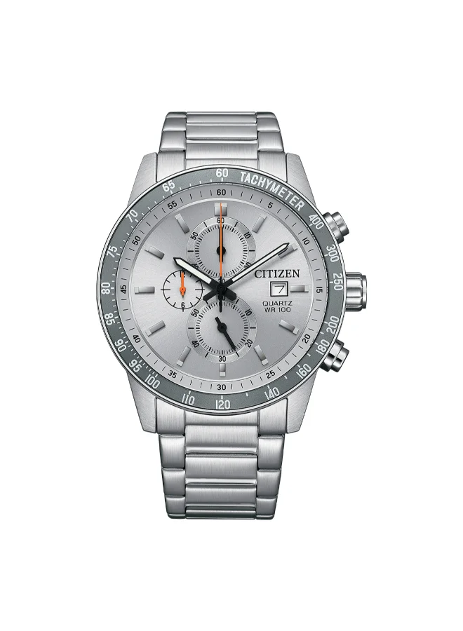 CITIZEN Men's Stainless Steel QUARTZ MEN Watch AN3688-58H - 44 mm