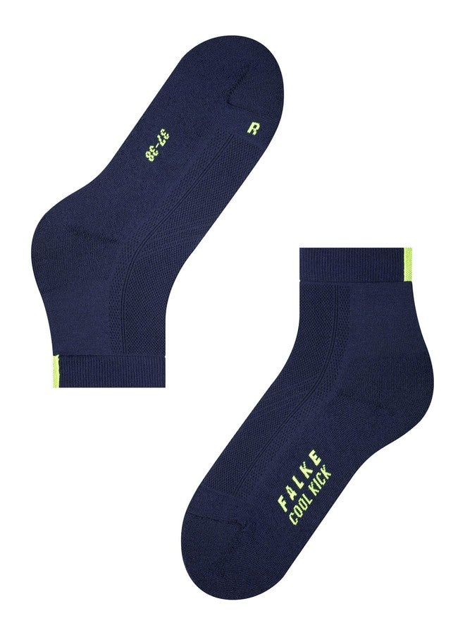 فلايك جوارب فالك النسائية القصيرة، تسمح بمرور الهواء، وتمنح شعورًا بالبرودة، مصنوعة من البوليستر، بطول ربع الساق، جوارب يومية مريحة، لون أزرق (مارين 6120)، مقاس 6.5-7.5، زوج واحد - Image 4