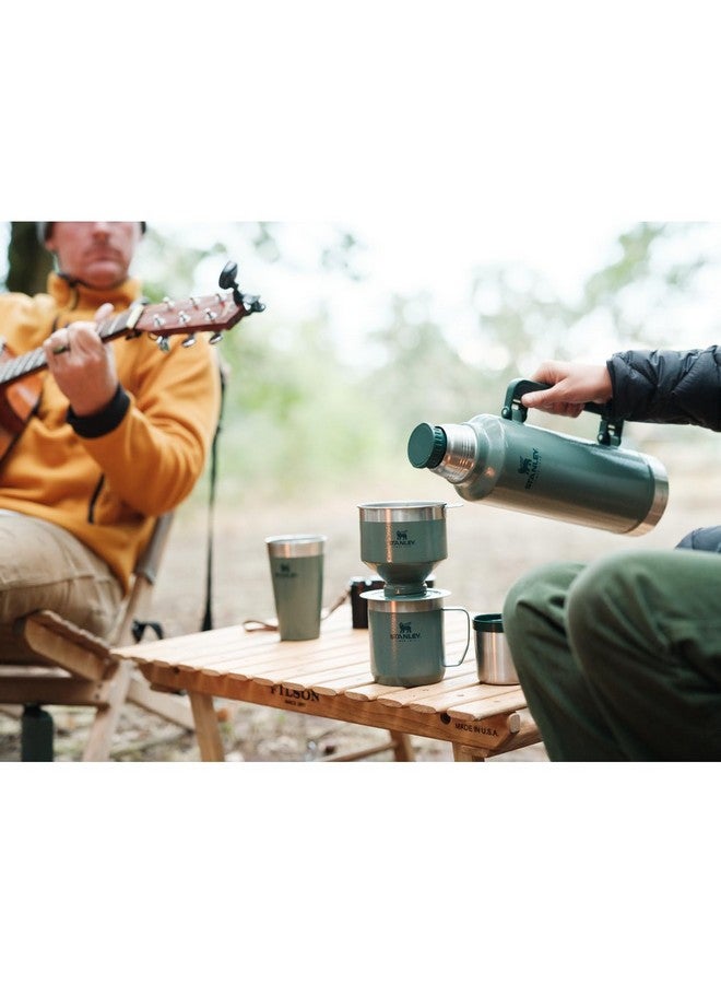 Stanley Stanley Classic Legendary Vacuum Bottle 2.5 qt | Wide Mouth with Leakproof Cup Lid | Keep Drinks Hot or Cold | Packable for Travel | Insulated Stainless Steel Thermos | BPA-Free | Black 2.0  - Image 2