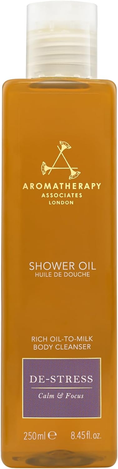 Aromatherapy Associates زيت الاستحمام المركز من أروما ثيرابي أسوسيتس لتخفيف التوتر للعقل - مزيج مركز من زيت اللبان وزيت البابونج وزيت البيتيجرين لتنظيف وتهدئة وترطيب 845 أونصة سائلة - Image 1