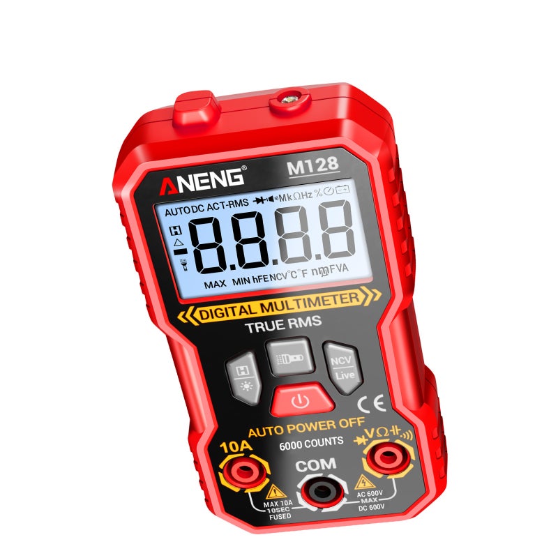 ANENG M128 Digital Multimeters Smart High Precision Professional 6000 Counts AC DC Voltage Tester NCV Ohm Ammeter Resistance - Image 4