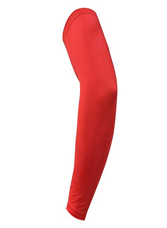 Futaba Sunscreen Sports Protective Forearm Elbow Sleeve - Red - Medium - Image 5