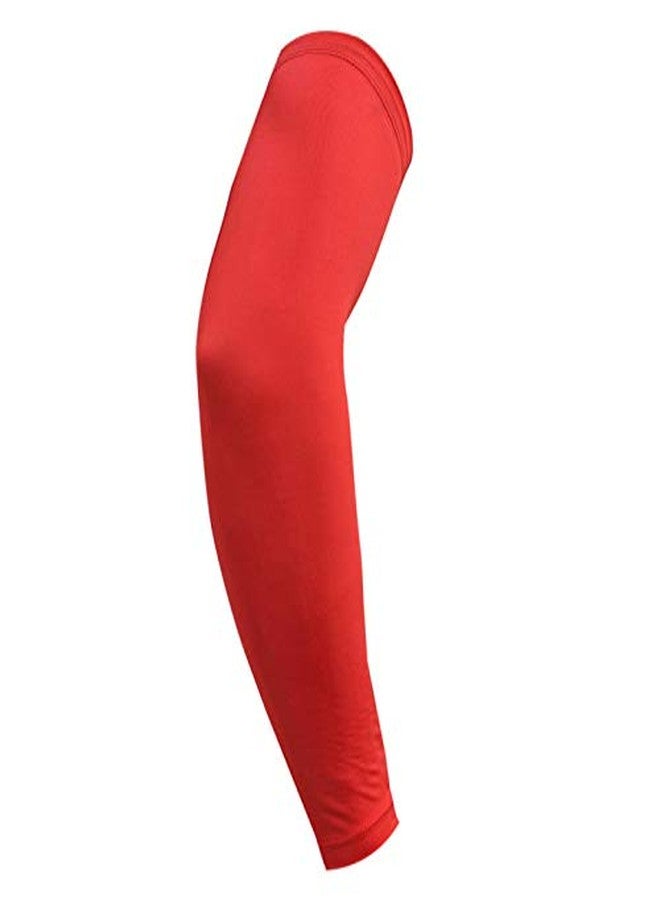 Futaba Sunscreen Sports Protective Forearm Elbow Sleeve - Red - Medium - Image 3