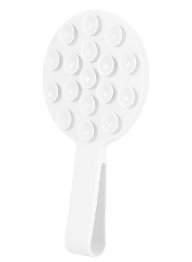 general Magnetic Silicone Suction Cup Phone Mount Built-in Mirror for MagSafe,Sticky Phone Grip Holder for iPhone, Hands-Free for Makeup Shower, Octo Sticky Buddy Thing Back of Case for TikTok Selfie Video - Image 1