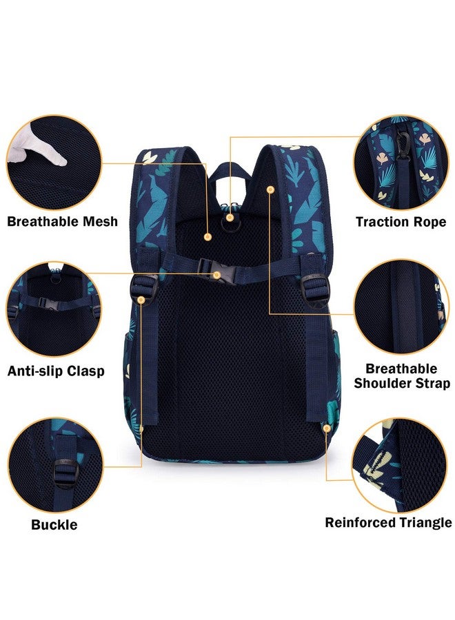 willikiva حقيبة ظهر 2D لطيفة من ويليكيفا للأطفال - حقائب ظهر للأطفال الصغار، حقيبة ظهر مقاومة للماء مع حزام أمان للأطفال في مرحلة ما قبل المدرسة (حديقة الحيوان) - Image 4