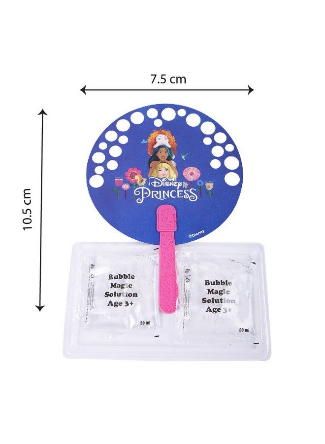Bubble Magic FanBubs Disney Princesses Theme|Thick Viscous Concentrate Solution Pouches With HandFan|Just Dip,Wave& Play|Bubble Maker|Birthday & Return Gift For Kids 3+|Outdoor Indoor Toy|MadeIn India - Image 4