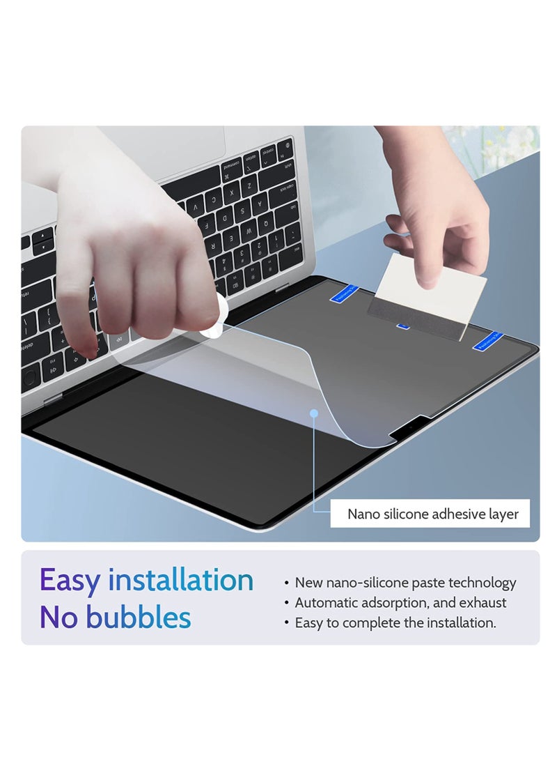 Generic 1Pack Anti Blue Light Screen Protector for MacBook Air 13.6 inch M4 Chip A3240 2025/M3 Chip A3113 2024/M2 Chip A2681 2022,Eye Protection Blue Light Blocking & Anti Glare Laptop Screen Protector  - Image 4