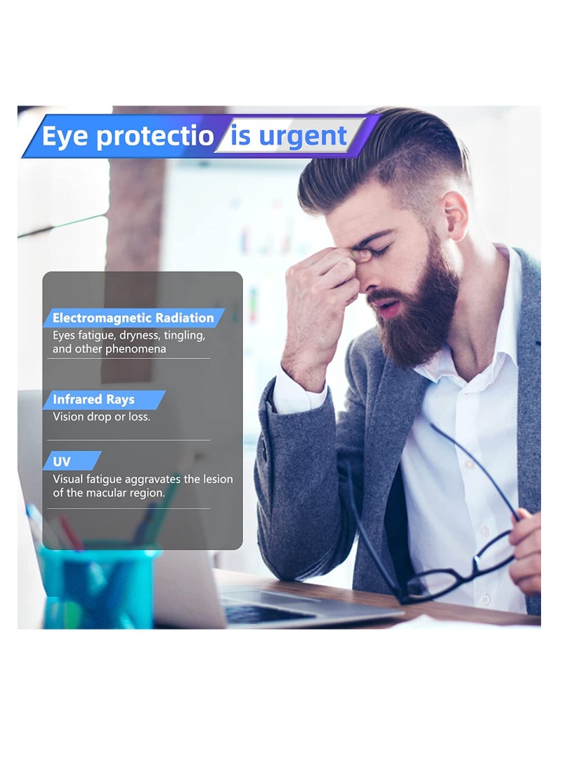 Generic 1Pack Anti Blue Light Screen Protector for MacBook Air 13.6 inch M4 Chip A3240 2025/M3 Chip A3113 2024/M2 Chip A2681 2022,Eye Protection Blue Light Blocking & Anti Glare Laptop Screen Protector  - Image 2