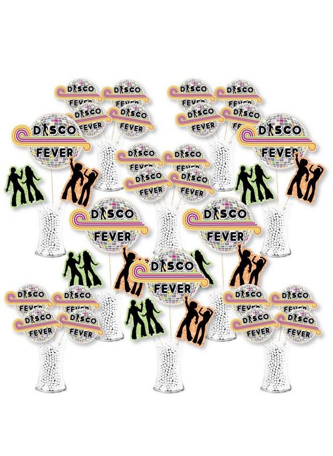 Big Dot of Happiness 70’S Disco 1970S Disco Fever Party Centerpiece Sticks Showstopper Table Toppers 35 Pieces  - Image 2