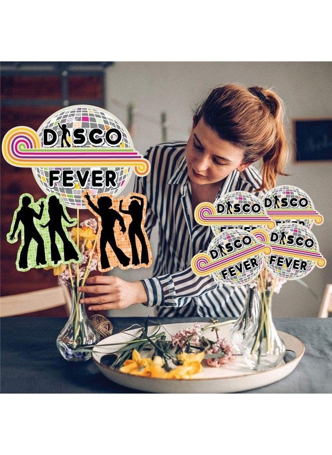 Big Dot of Happiness 70’S Disco 1970S Disco Fever Party Centerpiece Sticks Showstopper Table Toppers 35 Pieces  - Image 4