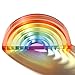 Dinhon Acrylic Rainbow Blocks Set 7 Colors Graduated Arch Blocks Gem Rainbow Stacker Toy for 1 2 3 4 5 Years Old Boys Girls Gift Creative Building Sensory Decorative Birthday Toy - Image 2