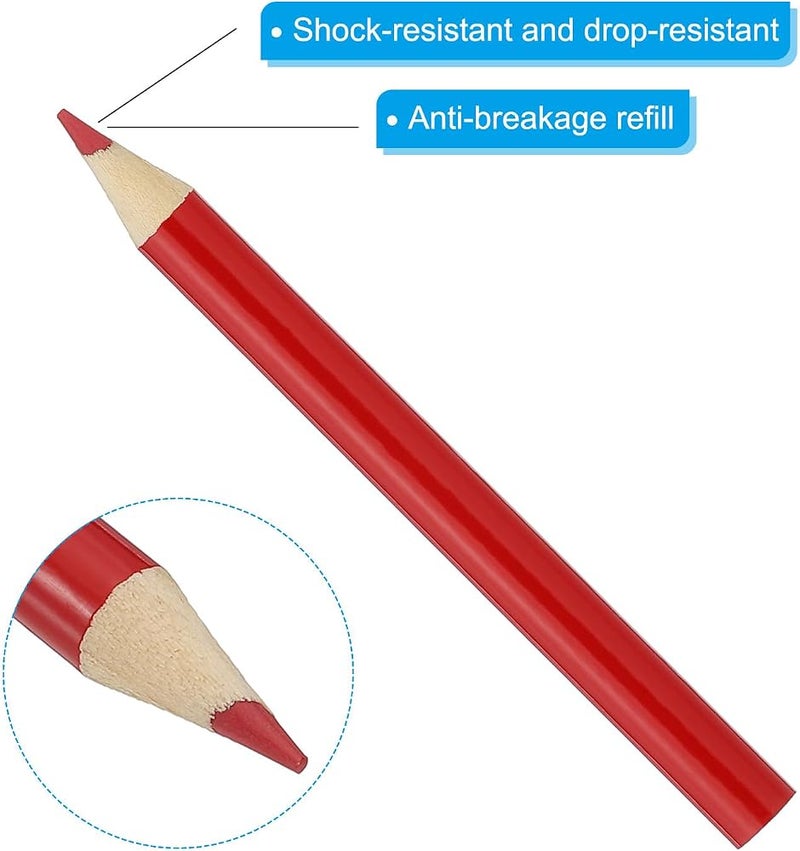 PATIKIL Bright Red Colored Pencils Set,24 Pcs Oil Color Pencils Wooden Coloring Drawing Pencil for Artists Art Painting - Image 4